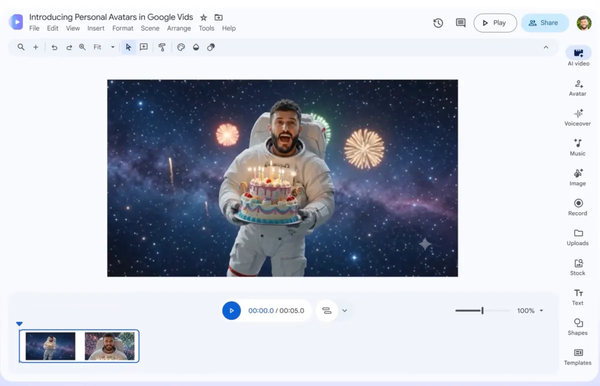 جوجل تطلق شخصيات رقمية لتصوير مقاطع فيديو مخصصة