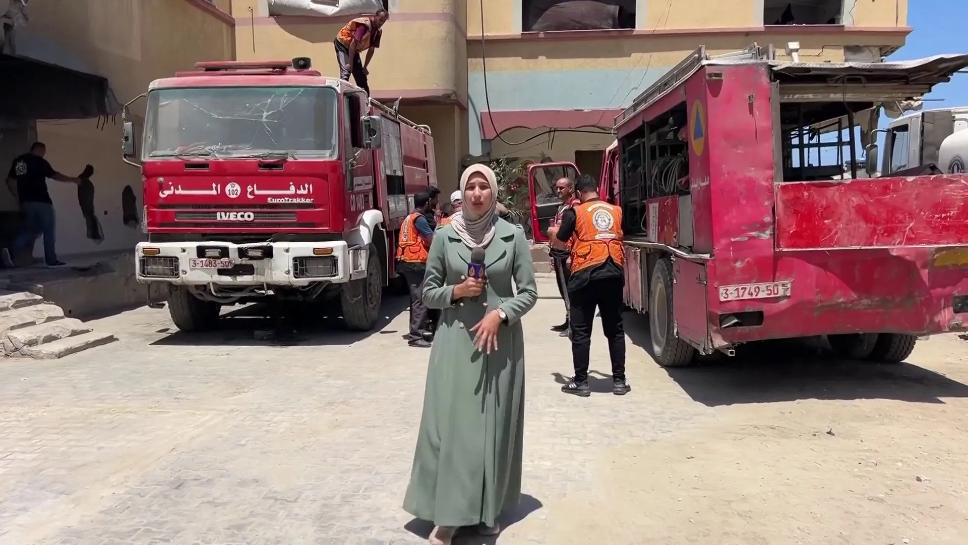 تدهور خدمات الدفاع المدني في غزة وتأثيره على النازحين