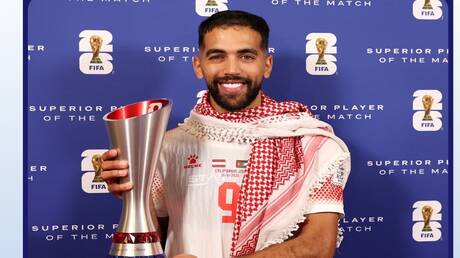 المنتخب الأردني يخسر أمام النمسا، تألق علي علوان