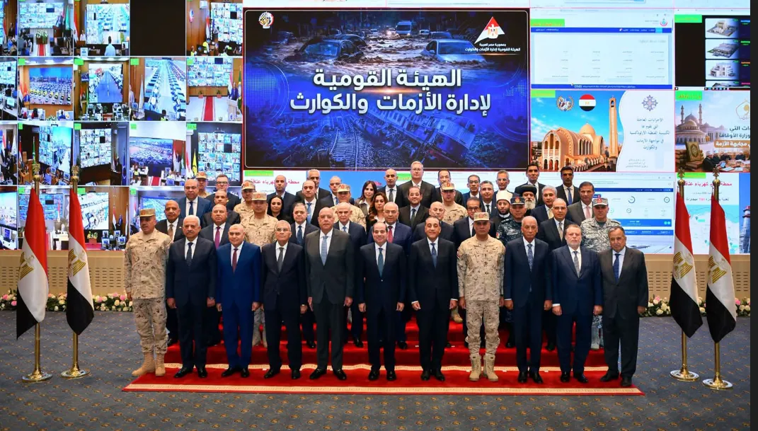 السيسي يستعرض إمكانيات مصر في إدارة الطوارئ والأزمات